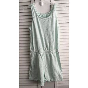 Old Navy short romper size 14 girls mint green